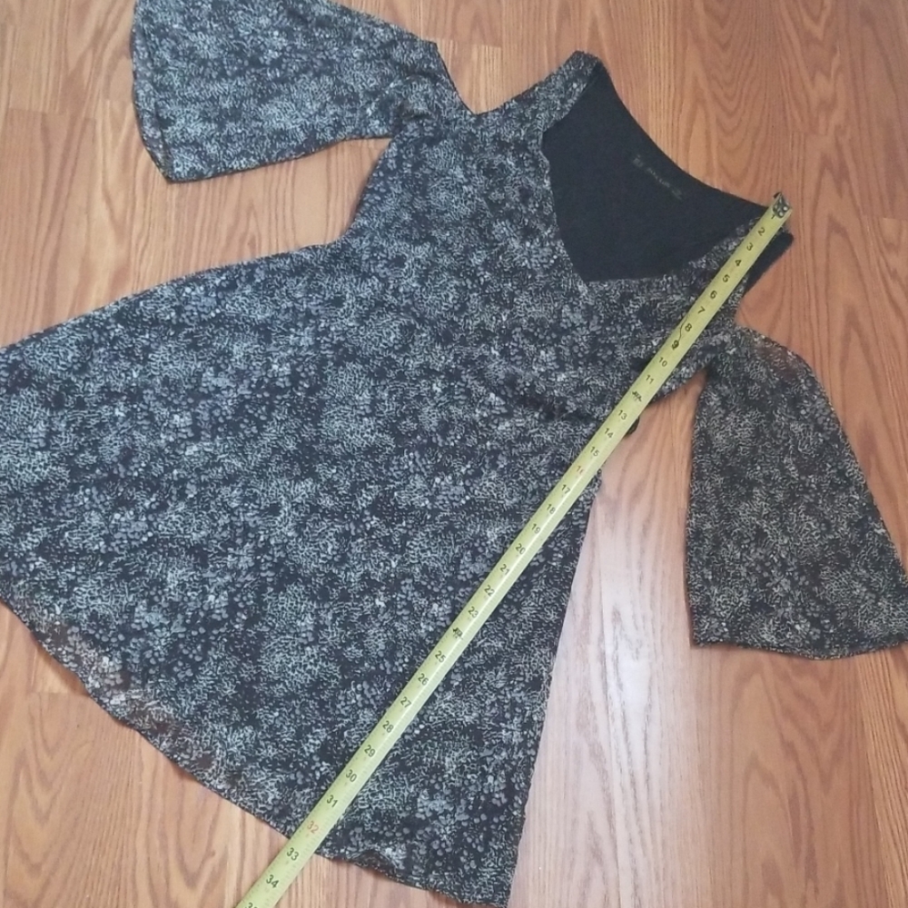 Zara Basic Cold Shoulder Dress - image 3